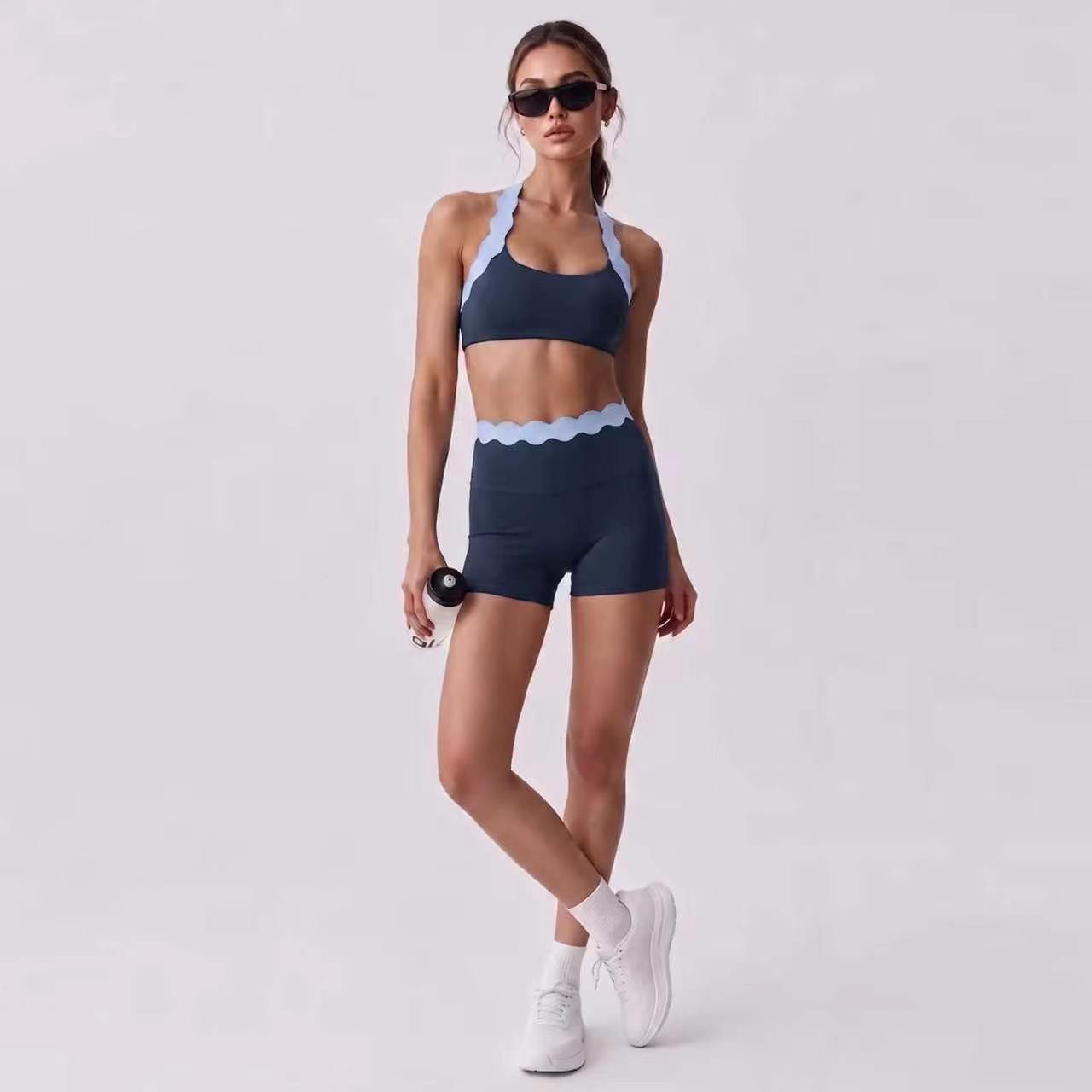 Conjunto de Yoga Feminino de 2 - Lace Bralette Set avaliação e preço