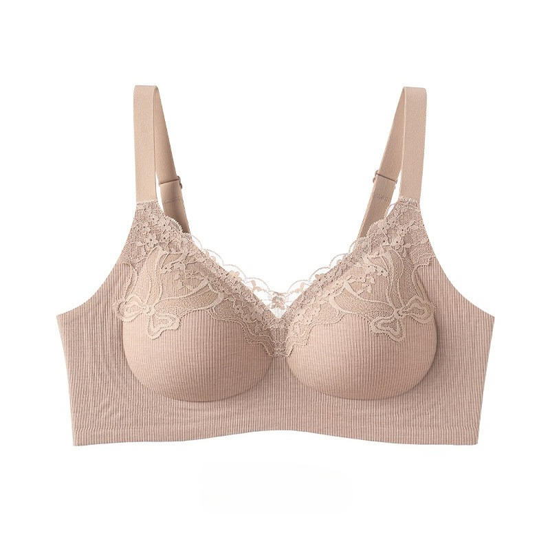 Sutiã de renda canelada, sem a - Wirefree Bra Comfort avaliação e preço